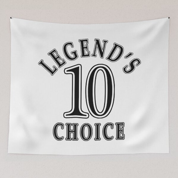 Item preview, Legend's choice jersey no 10 retro vintage in white designed and sold by Roy Store.