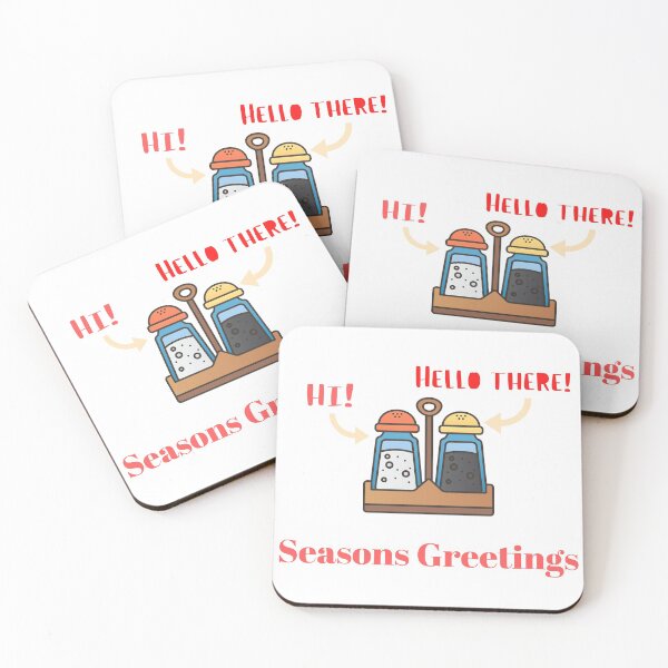 Item preview, Seasons Greetings - Funny Salt and Pepper designed and sold by Irelene.