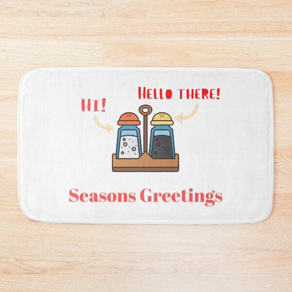 Item preview, Seasons Greetings - Funny Salt and Pepper designed and sold by Irelene.