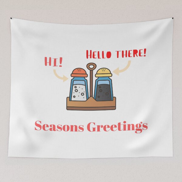 Item preview, Seasons Greetings - Funny Salt and Pepper designed and sold by Irelene.