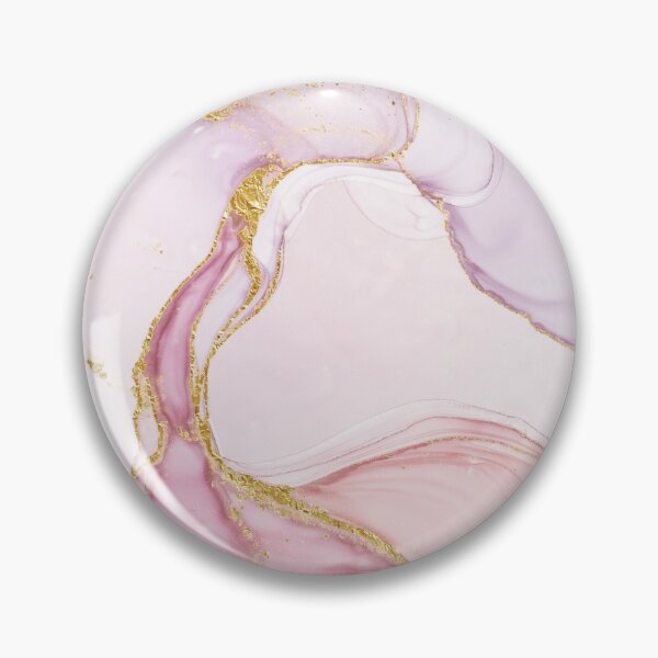 Item preview, Blush Pink Liquid Alcohol Ink Gold Glitter Metal  Veines designed and sold by MysticMarble.