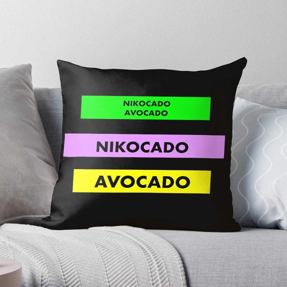 nikocado avocado | Pillow