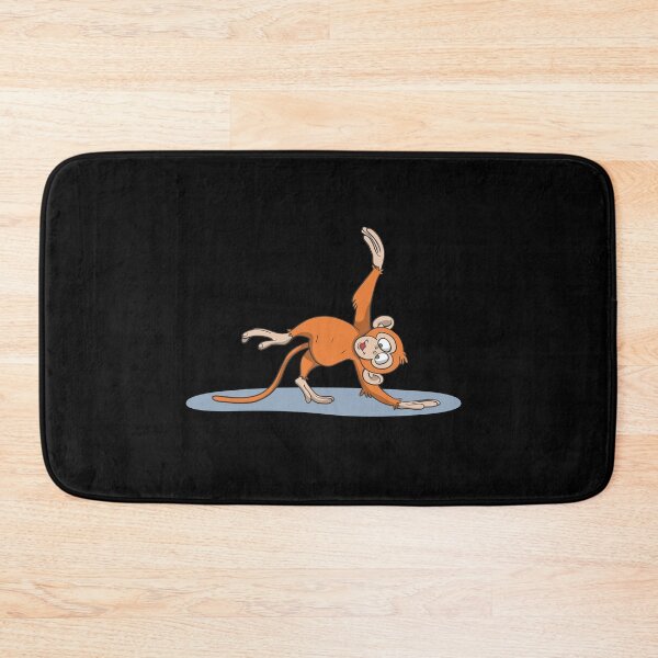 Item preview, Monkey yoga half moon pose designed and sold by Monkey Ful.