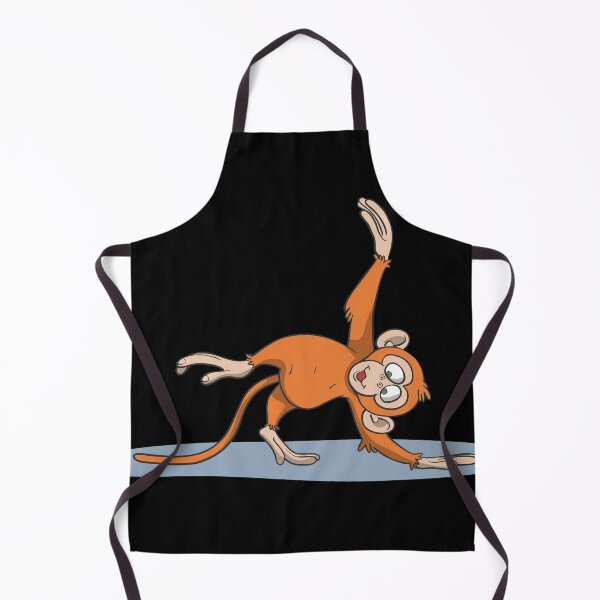 Item preview, Monkey yoga half moon pose designed and sold by Monkey Ful.
