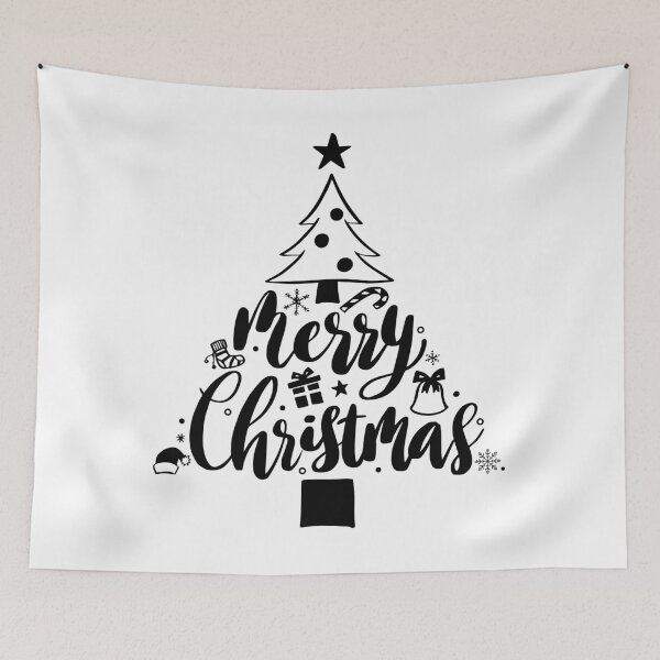 Item preview, Merry Christmas Pine Tree designed and sold by JTS STORE.