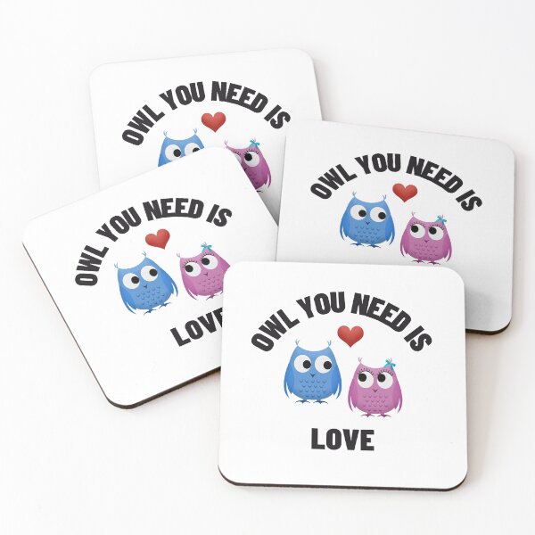 Item preview, OWL YOU NEED IS LOVE designed and sold by tsukinokoibito.