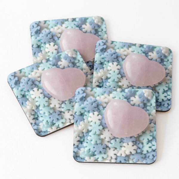 Item preview, Christmas sugar snow crystals with a heart sweeten life designed and sold by Your Happy Life.