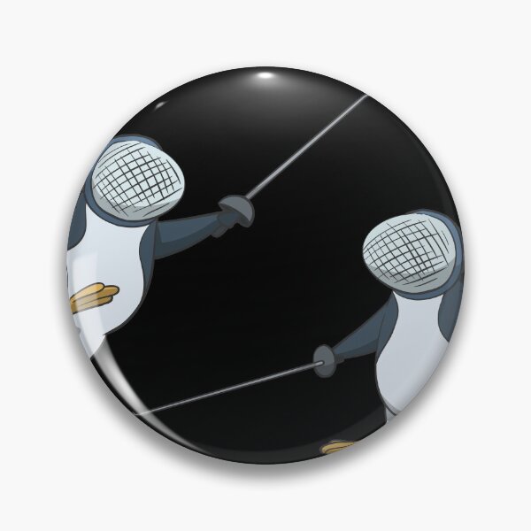 Item preview, Fencing penguins designed and sold by Monkey Ful.