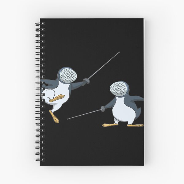Item preview, Fencing penguins designed and sold by Monkey Ful.