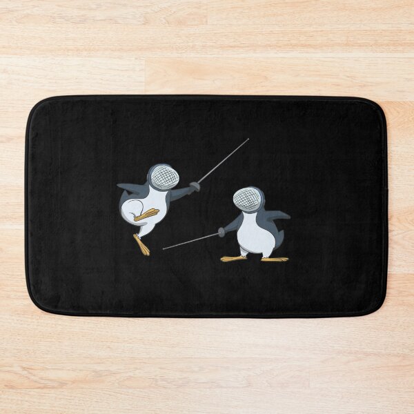 Item preview, Fencing penguins designed and sold by Monkey Ful.