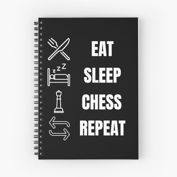 Item preview, Eat Sleep Chess Repeat designed and sold by vibrantyy.