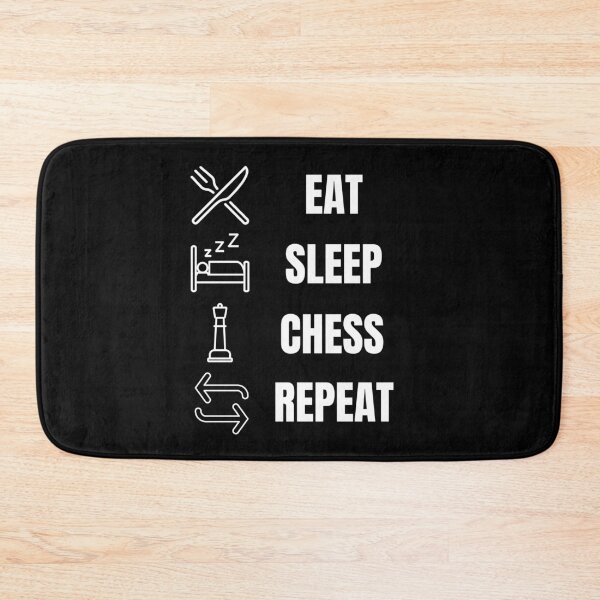 Item preview, Eat Sleep Chess Repeat designed and sold by vibrantyy.