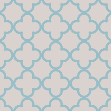Vorschaubild zum Design Geometric Quatrefoil Shape Pattern Blue Vintage Quatrefoil Gear von DynamicDesign