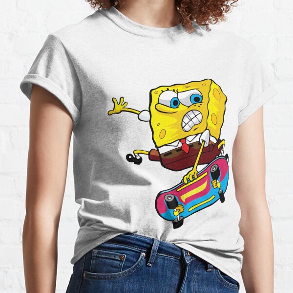 Roblox Spongebob T Shirts Redbubble - spongebob t shirt roblox free