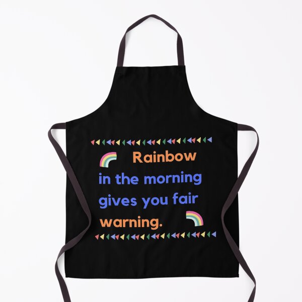 Item preview, Rainbow in the morning gives you fair warning designed and sold by MihaiER.