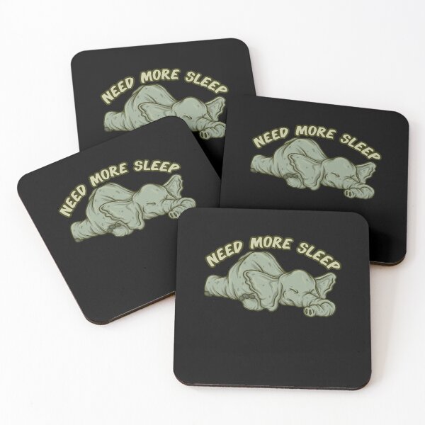 Item preview, Need More Sleep Elephant Tired of Sleep Coffee Muffle designed and sold by DoSt-997.