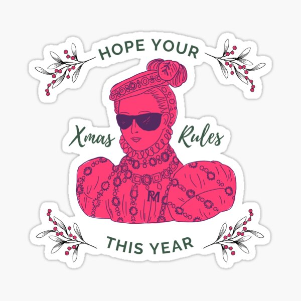 Make This Christmas Rule Sticker