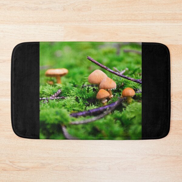 Item preview, Mushrooms in the moss | Nature photography designed and sold by Mii-pics.