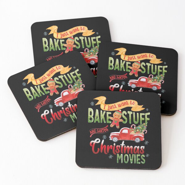 Item preview, Just Want To Bake Stuff And Watch Christmas Movies Christmas Quarantine Funny designed and sold by tinypurpleland.