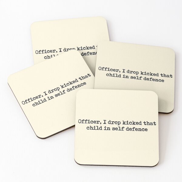 Item preview, Officer, I dropped kicked that child in self defence  designed and sold by Cloud Five.