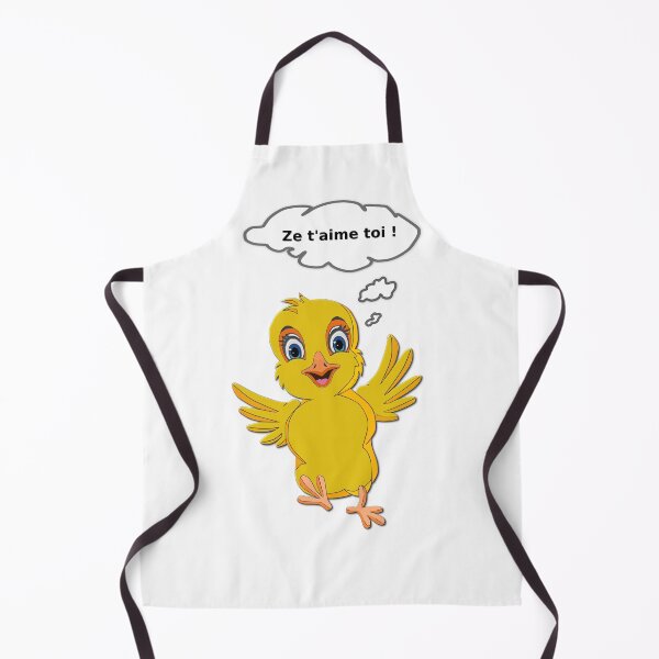 Item preview, The chick "ze love you!" designed and sold by rodolphe-a.