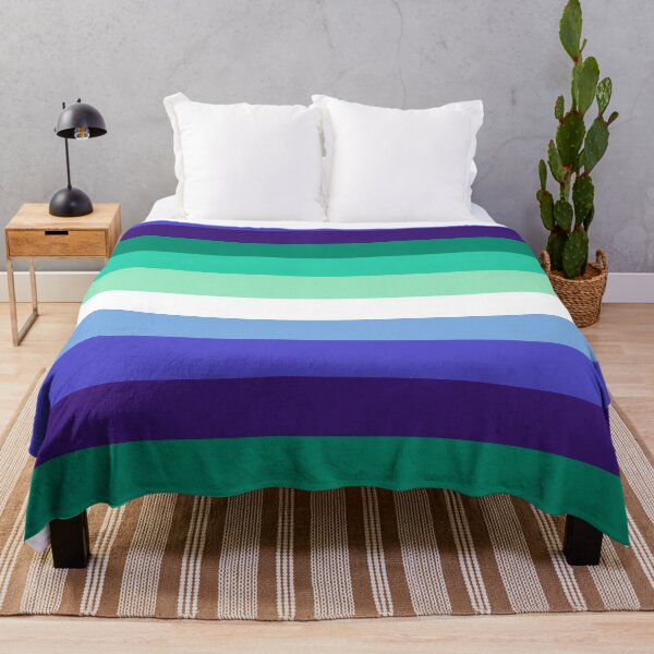 Item preview, Gay Male Pride Large Flag Print designed and sold by SimplyPride.