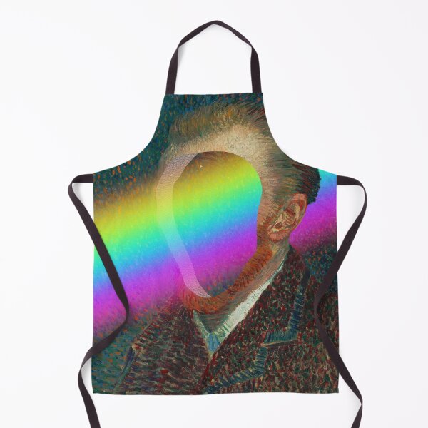 Item preview, Vangogh Rainbow portrait designed and sold by nudelele.