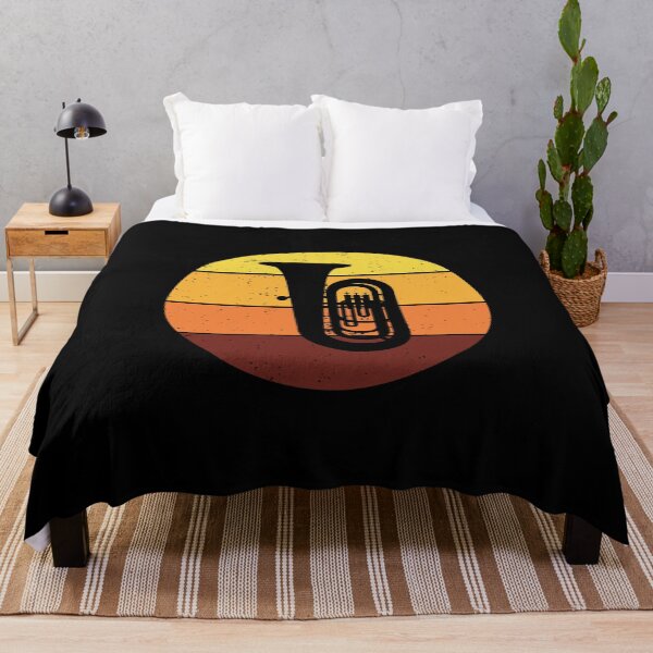 Item preview, Vintage Retro Sunset Tuba Marching Band Player Musical Instrument Gift designed and sold by TastefulTees.