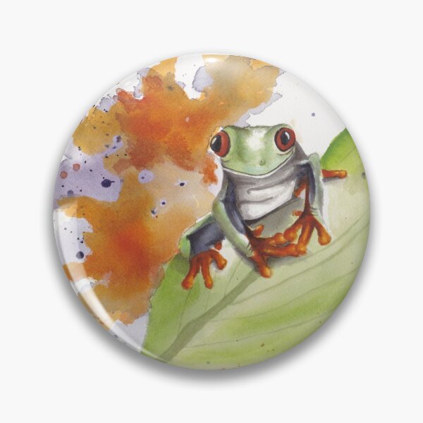 Item preview, Tree Frog Watercolor Artwork, Home Decor, and Gifts designed and sold by Samantha Roberts.