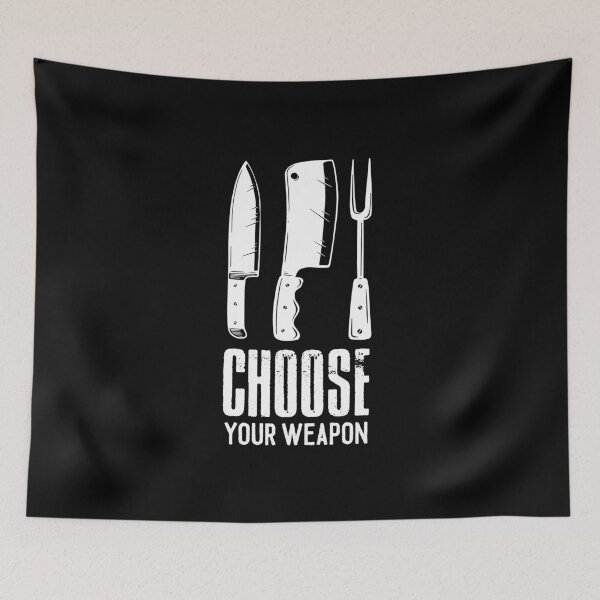 Item preview, Choose Your Weapon Chef Cook Cooking Grill Food designed and sold by DoSt-997.