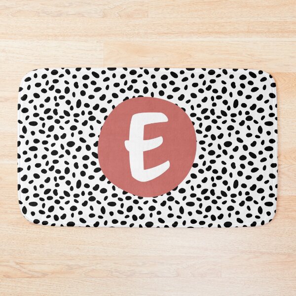 Item preview, Dalmatian Spot Pink E Monogram, Initial, Letter, Name designed and sold by CocoandDaisy.