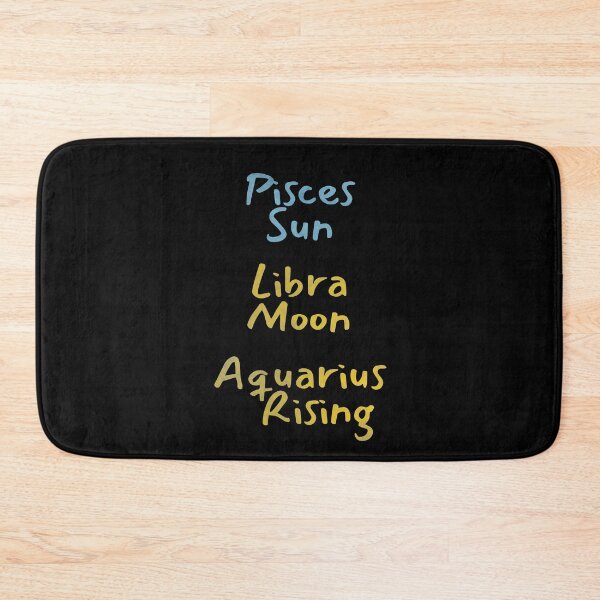 Item preview, Pisces Sun Libra Moon Aquarius Rising Text designed and sold by leomooncreates.