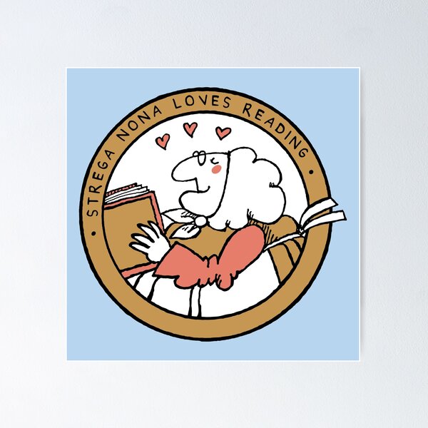 Item preview, Strega Nona Loves Reading designed and sold by abrowdy.