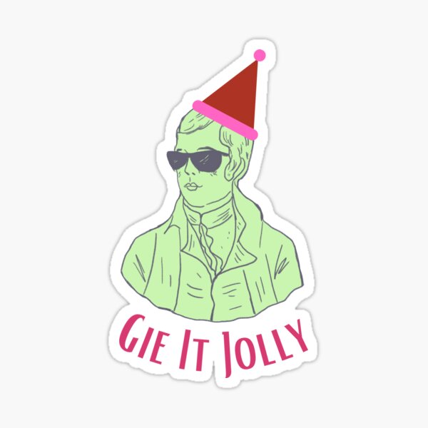 Gie It Jolly Sticker