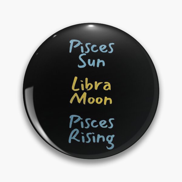 Item preview, Pisces Sun Libra Moon Pisces Rising Text designed and sold by leomooncreates.