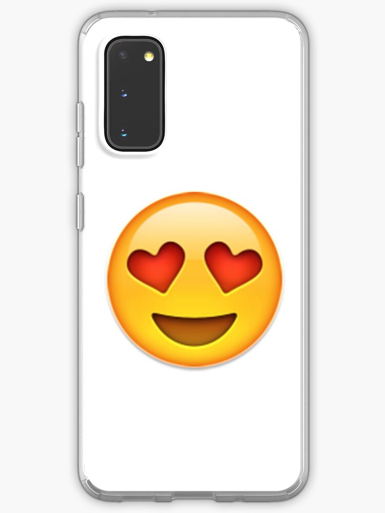 Herz Augen Emoji Hulle Klebefolie Fur Samsung Galaxy Von Nojams Redbubble