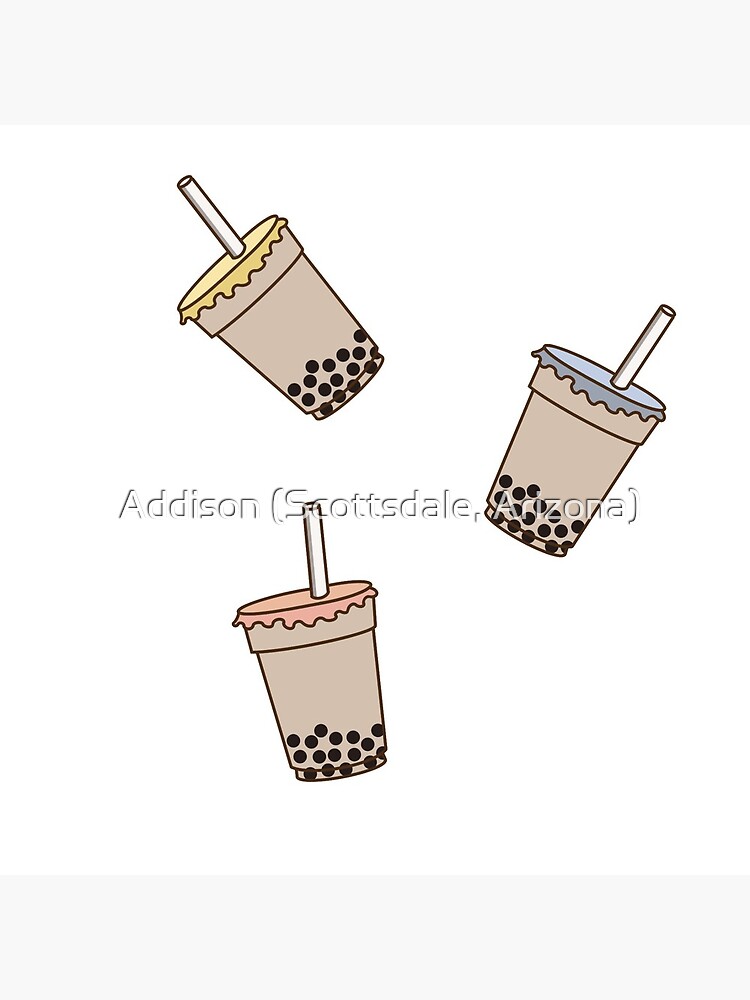 Imagen 5 de 5, Bloque acrílico con la obra Bubble Tea / Boba Tea, diseñada y vendida por 216979.