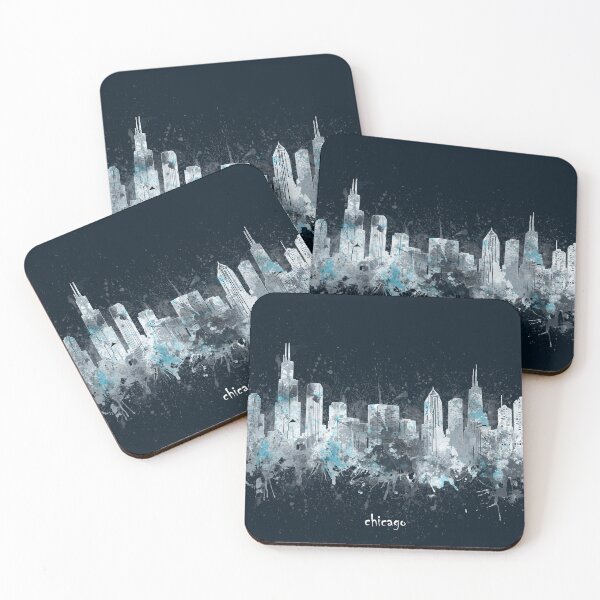 Item preview, chicago skyline designed and sold by BekimART2.