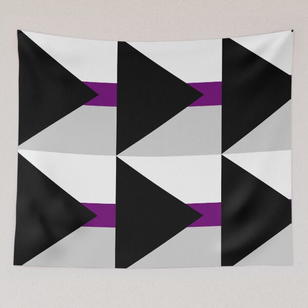 Item preview, Demisexual Pride Large Flag Print  designed and sold by SimplyPride.