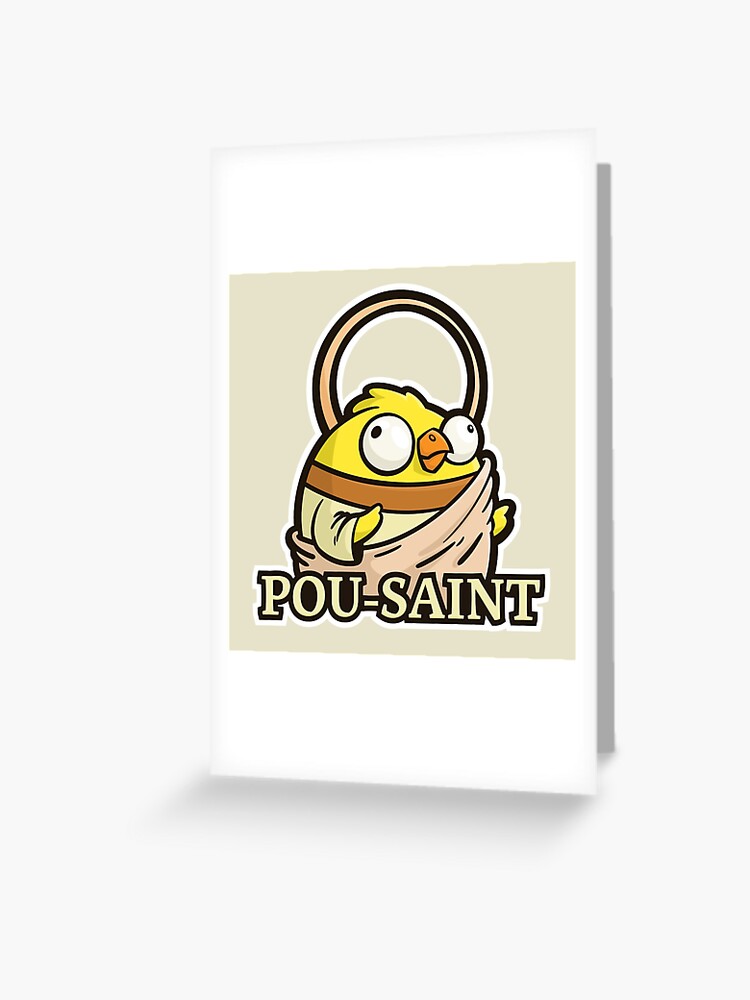 Pou Meme | Greeting Card