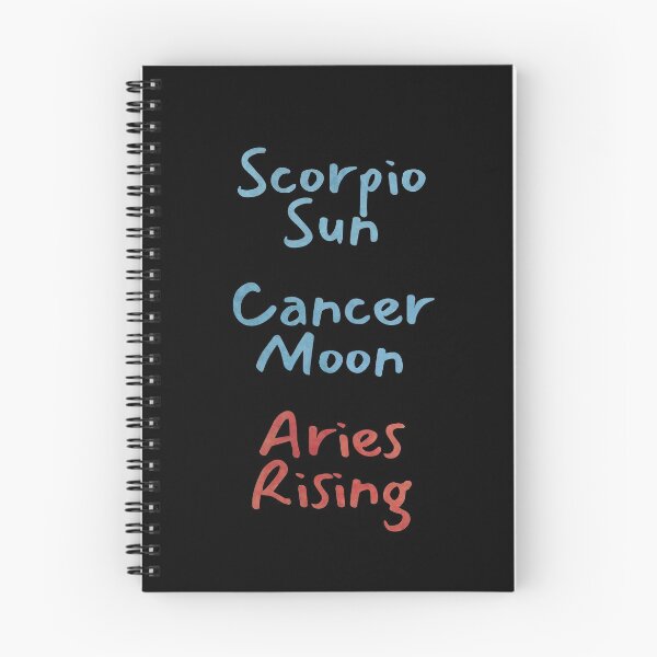 Item preview, Scorpio Sun Cancer Moon Aries Rising Text designed and sold by leomooncreates.