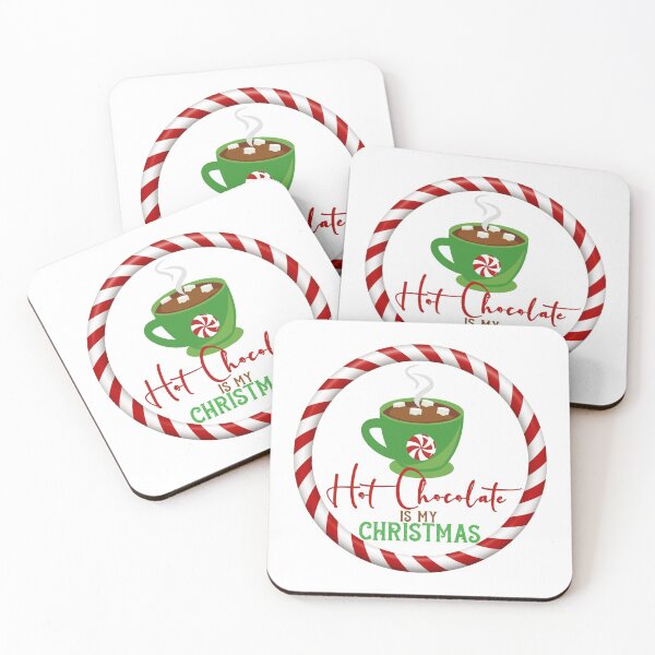 Item preview, Hot Chocolate Is My Christmas - White Background designed and sold by PawsitiveMum.