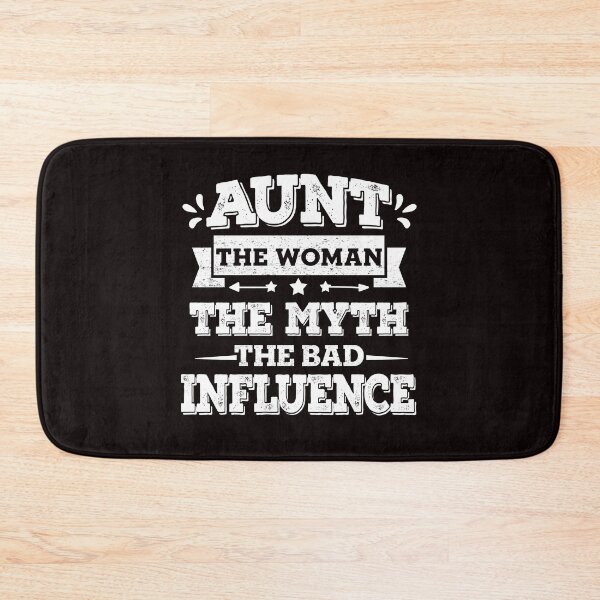 Item preview, Funny Vintage retro Aunt The Woman The Myth The Bad Influence aunty gift  designed and sold by Majesticoo.