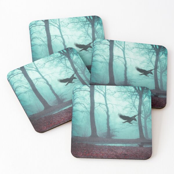 Item preview, Rain Bird - Crow in Flight designed and sold by Dyrk Wyst Redbubble Shop.