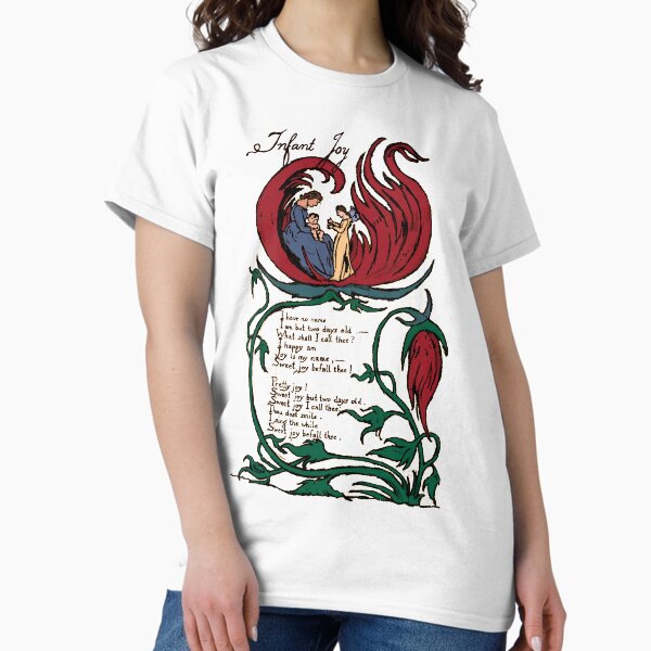 Adaptation of William Blake's "Infant Joy" Classic T-Shirt