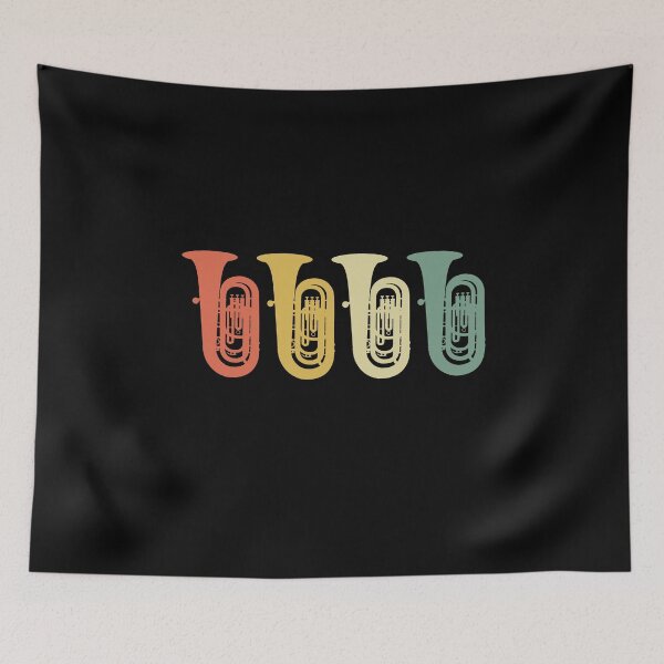 Item preview, Vintage Retro Tuba Marching Band Player Musical Instrument Gift designed and sold by TastefulTees.