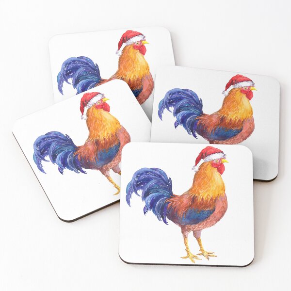 Item preview, rooster christmas designed and sold by zanbo.