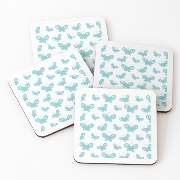 Artikelvorschau, Butterfly Blue Pattern entworfen und verkauft von MisterGooseShop.