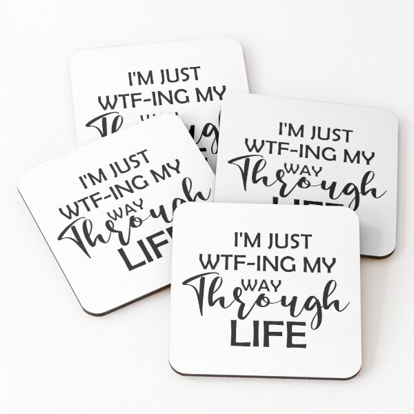 Item preview, sarcastic - i'm just wtf-ing my way through life designed and sold by 0umStore.