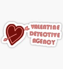 Valentine Detective Agency Sticker